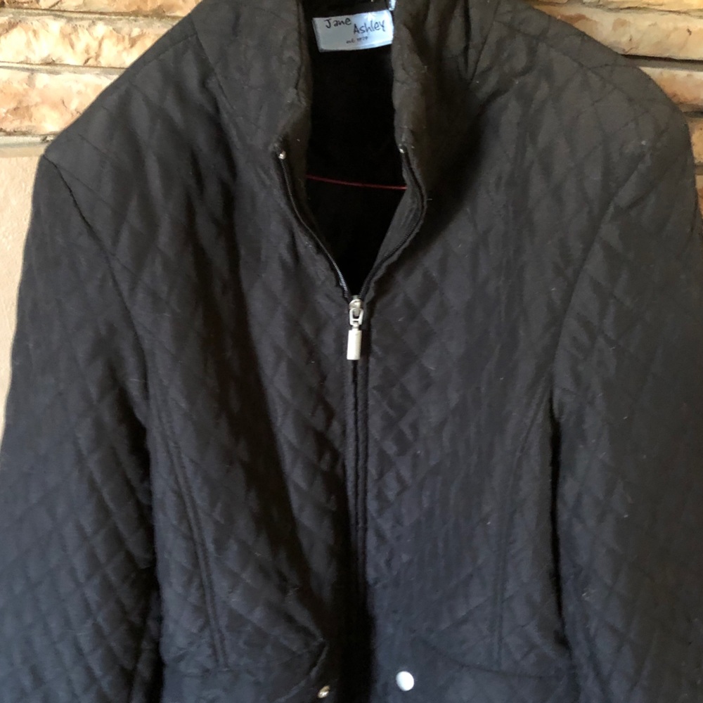 Jane Ashley womens small black high waist jacket